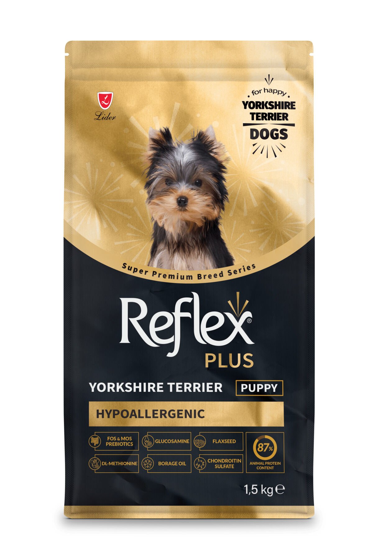 Plus Yorkshire Terrier Hipoalerjenik Yavru Köpek Maması 1,5 Kg