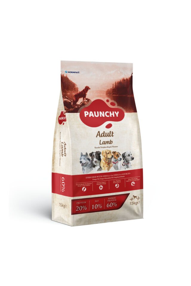 Kuzu Etli Ve Pirinçli Yetişkin Köpek Maması 15 Kg