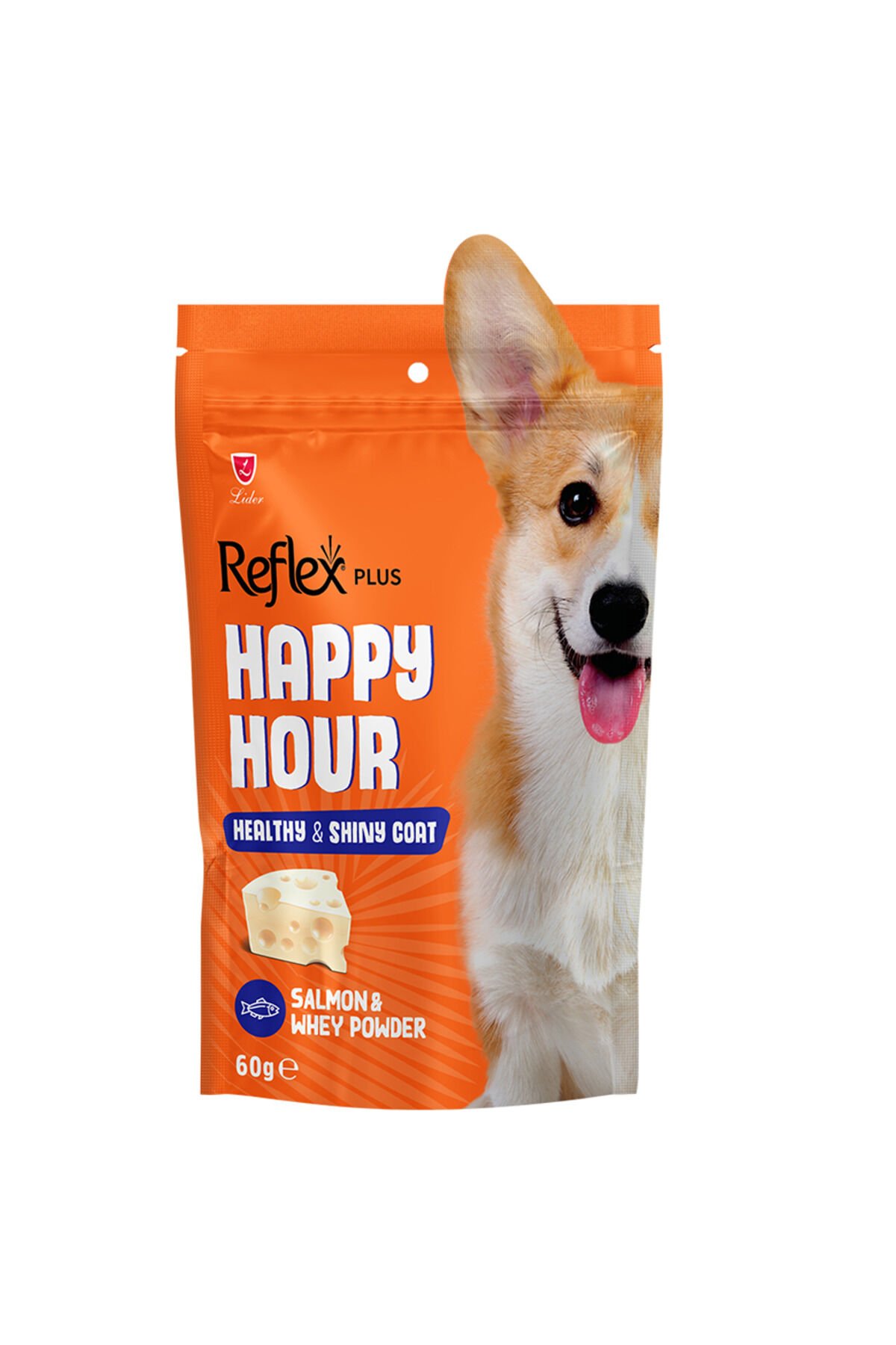 Plus Happy Hour Sağlıklı ve Parlak Tüyler İçin Destekleyici Köpek Ödül Maması 60gr