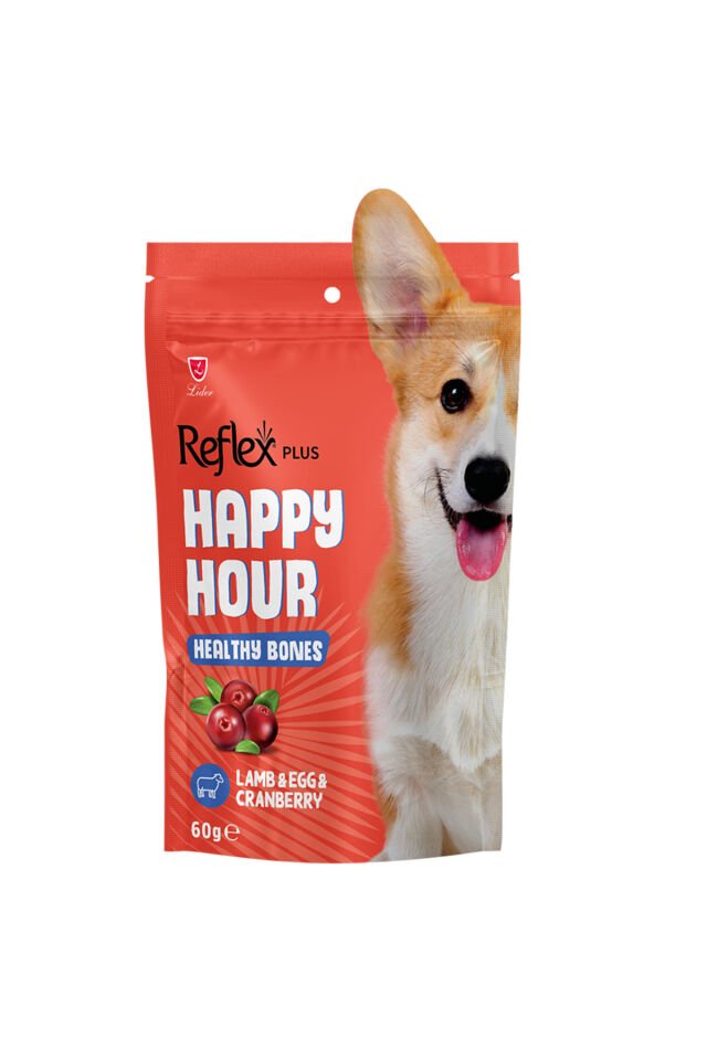 Plus Happy Hour Sağlıklı Kemikler İçin Destekleyici Köpek Ödül Maması 60gr