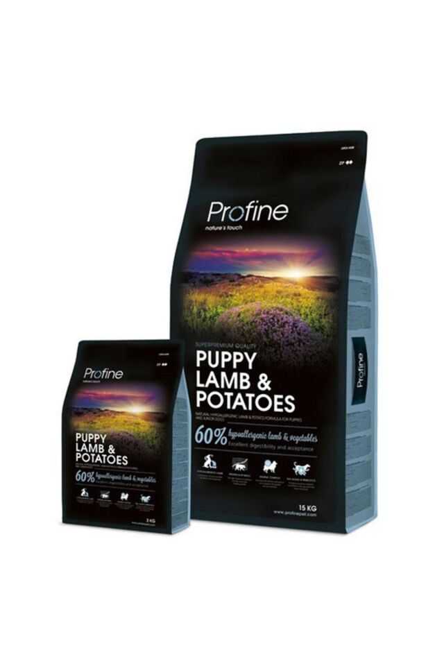 3kg Puppy Kuzu Etli Yavru Köpek Maması