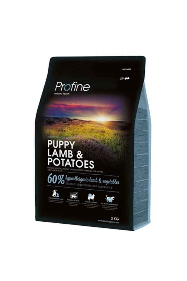 3kg Puppy Kuzu Etli Yavru Köpek Maması