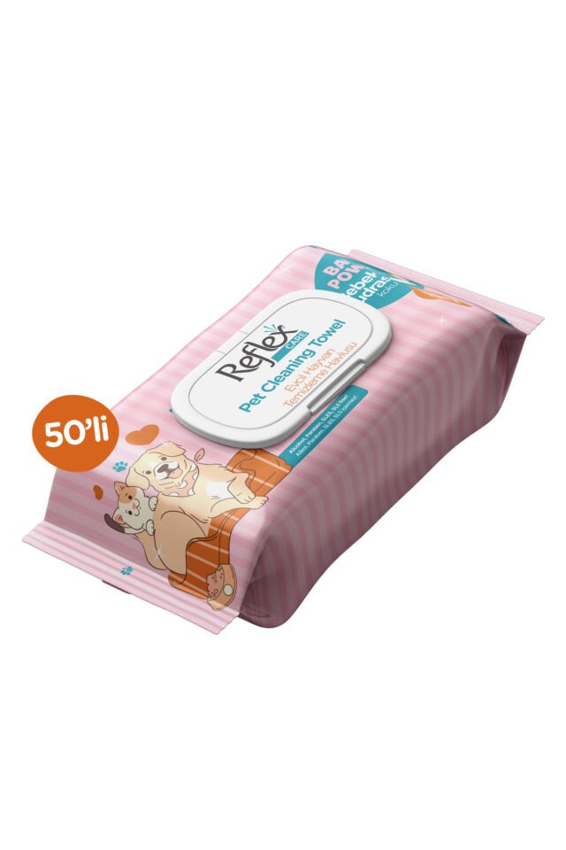 Care Evcil Hayvanlar için Çok Amaçlı Temizleme Havlusu 50'li
