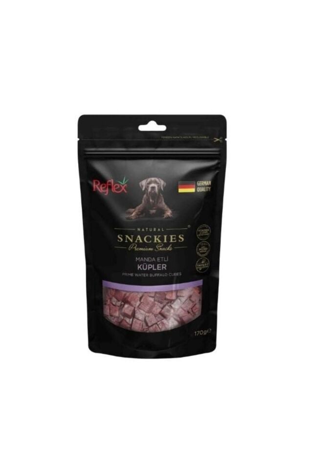 Snackies Natural Manda Etli Küp Tahılsız Köpek Ödül Maması 170 Gr