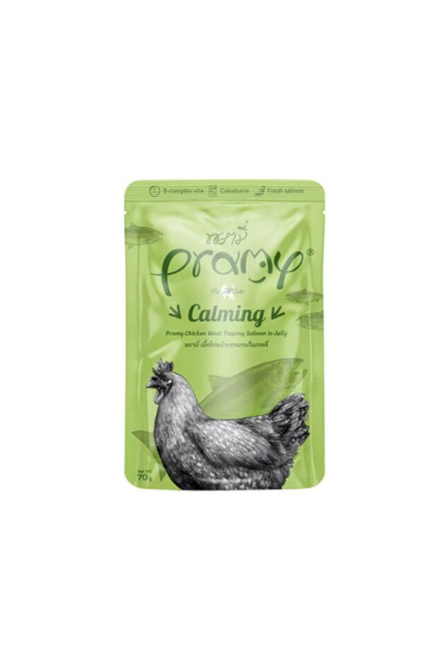 Calming Jöle İçinde Tavuk Etli ve Somonlu Yetişkin Kedi Konservesi 70 Gr