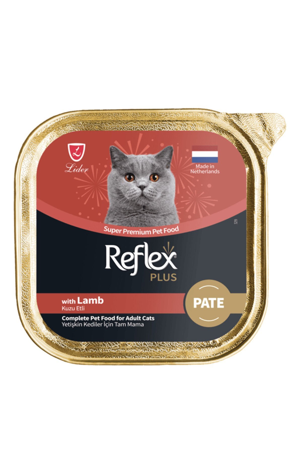 Plus Ezme Kuzulu Yetişkin Kedi Yaş Maması 85gr