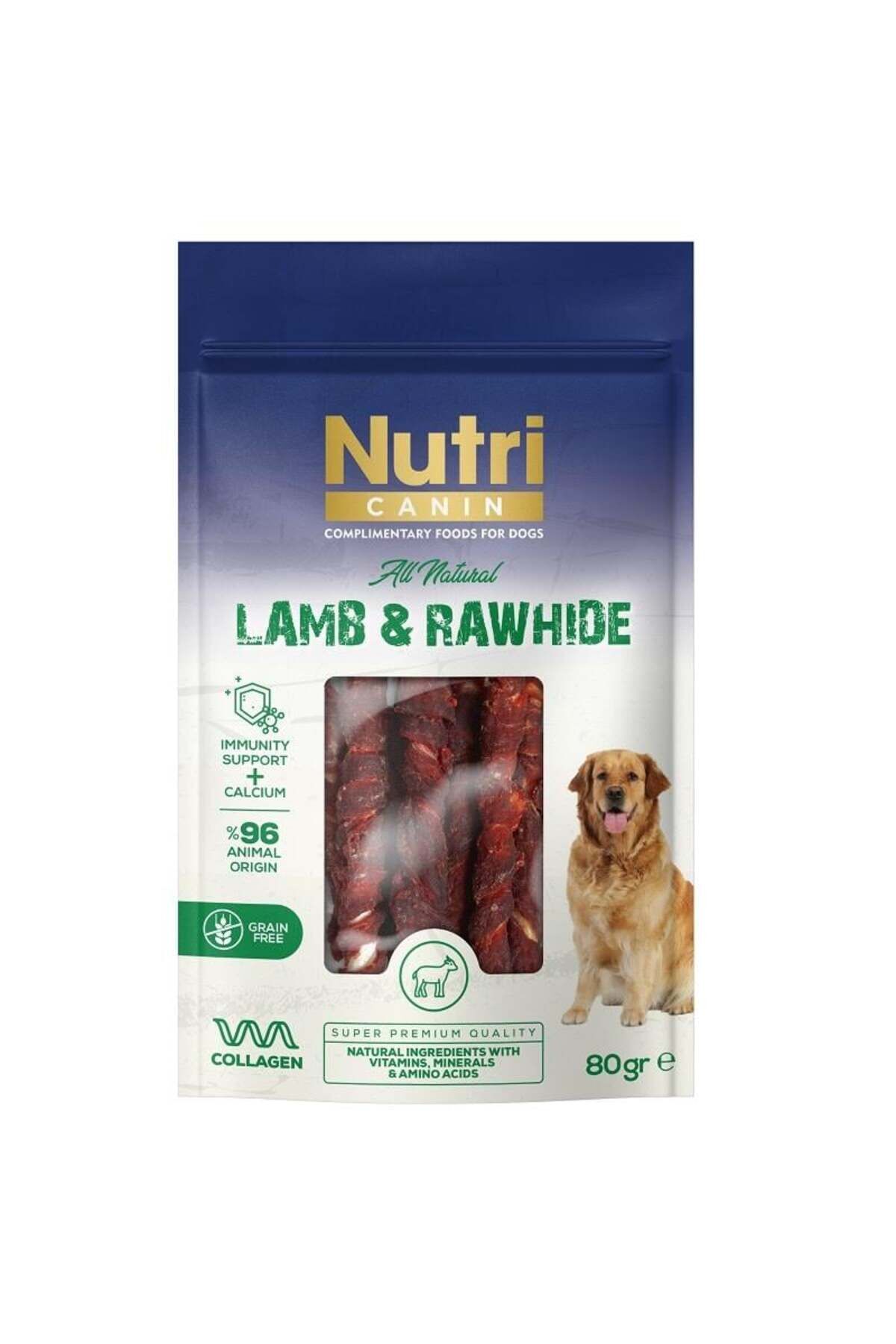 Kuzu Eti Sarılı Kemik Small 80 Gr