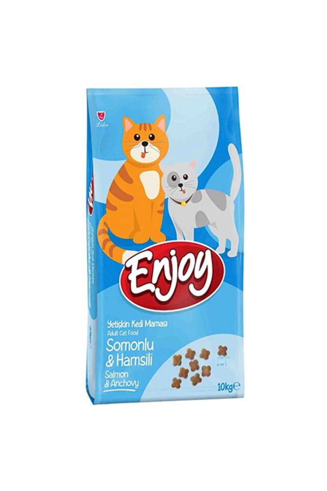 Somonlu ve Hamsili Yetişkin Kedi Maması 10 Kg