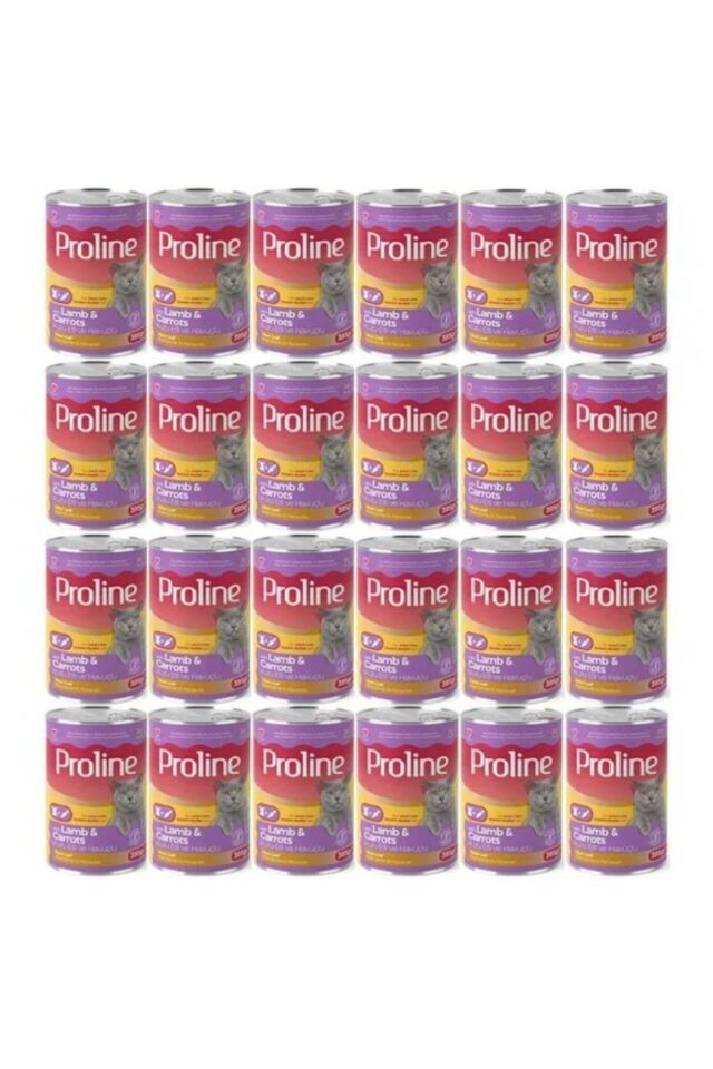 (Gölge Av) Kuzu Etli ve Havuçlu Pate Et Parçalı Yetişkin Kedi Konservesi 24 x 395 gr Yaş Mama