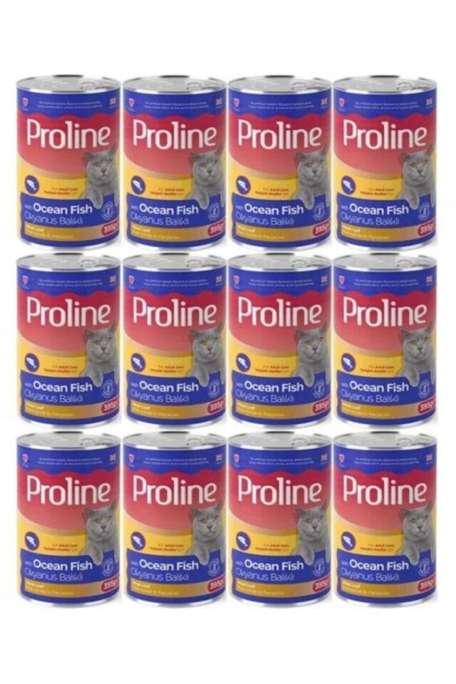 Gölge Av Okyanus Balıklı Yetişkin Kedi Konservesi 12 x 395 gr Yaş Mama