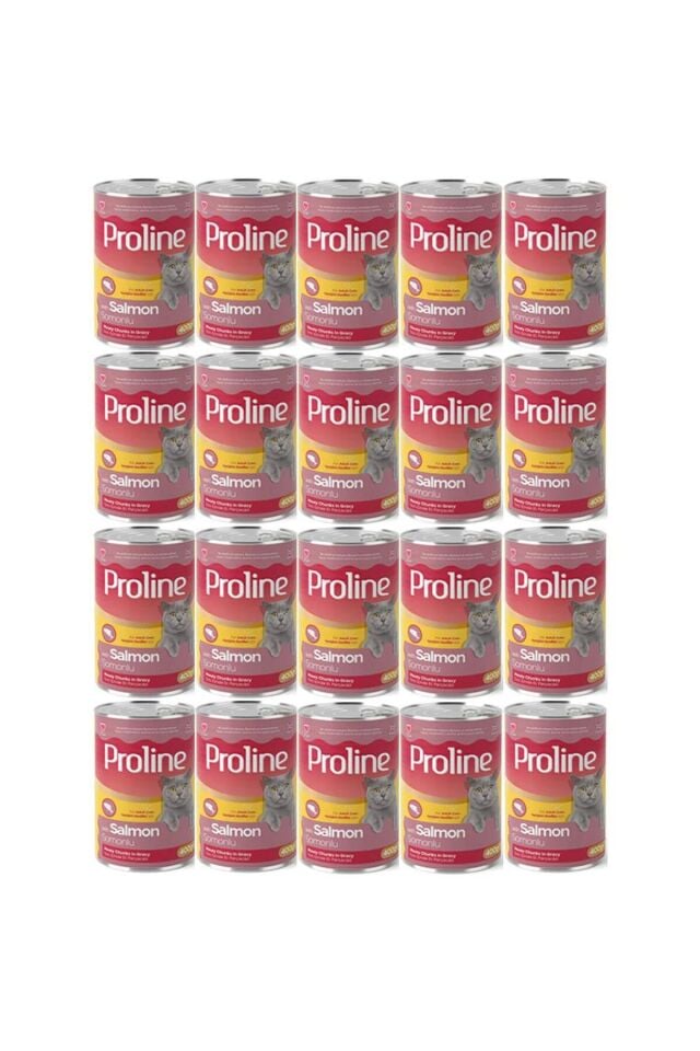 Proline Somonlu Yetişkin Kedi Konservesi 400 Gr*20 Adet