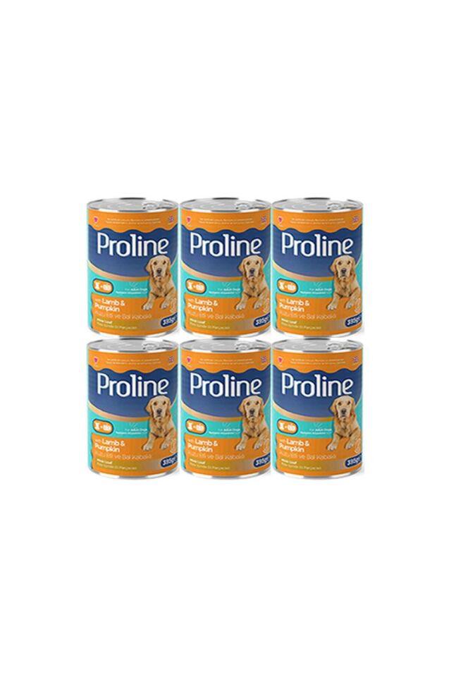 Proline Kuzu Etli ve Bal Kabaklı Yetişkin Köpek Konservesi 395 Gr*6 Adet