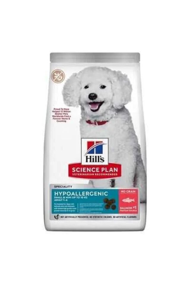 Hills Hypo Allergenic Somonlu Küçük Irk Yetişkin Köpek Maması 1,5 Kg