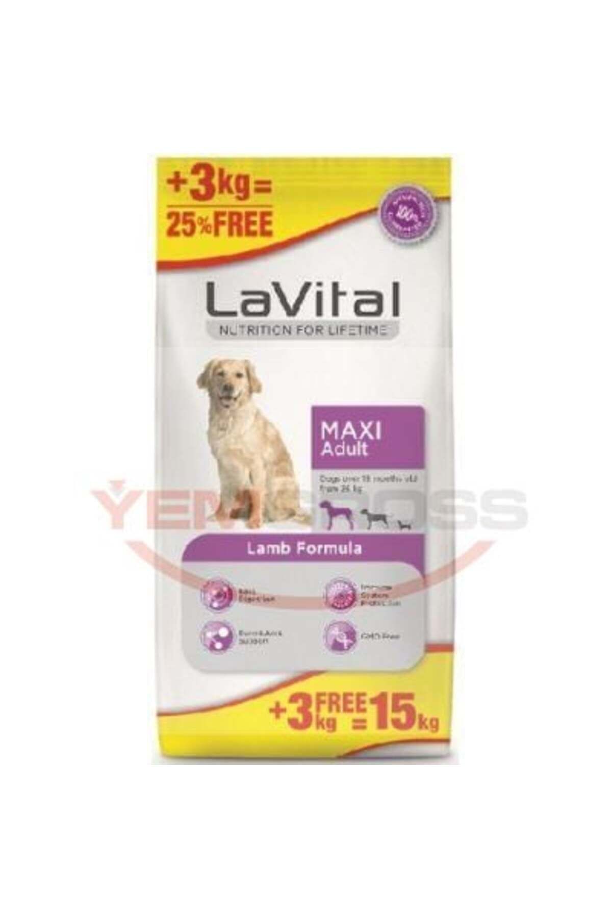 Lavital Büyük Irk Kuzulu Yetişkin Köpek Maması 15 Kg