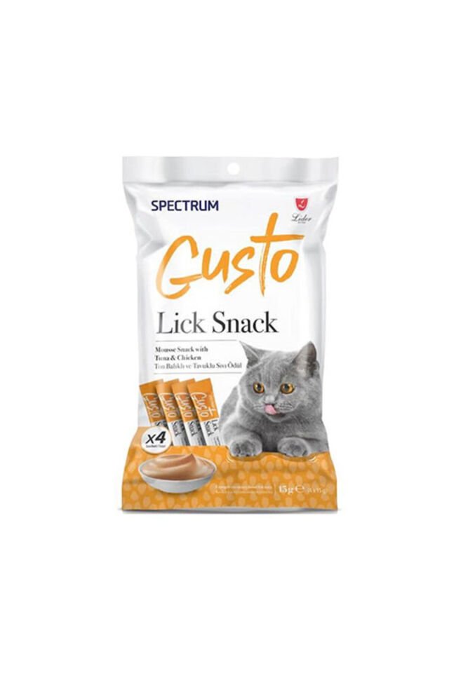 Gusto Ton Balıklı ve Tavuklu Sıvı Kedi Ödül Maması 4x15 Gr