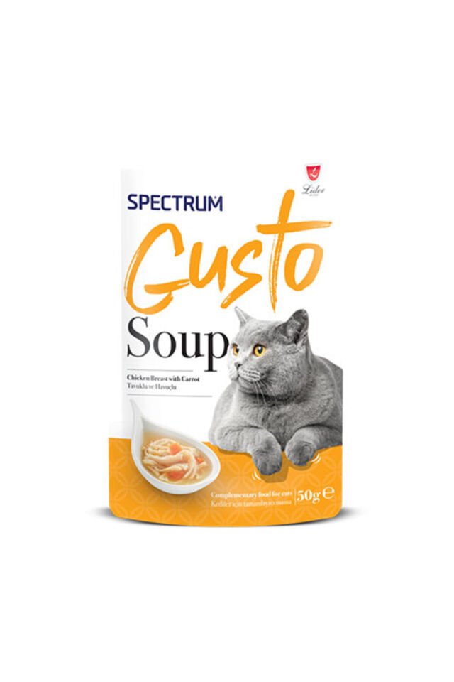 Gusto Tavuklu ve Havuçlu Kedi Çorbası 50 Gr
