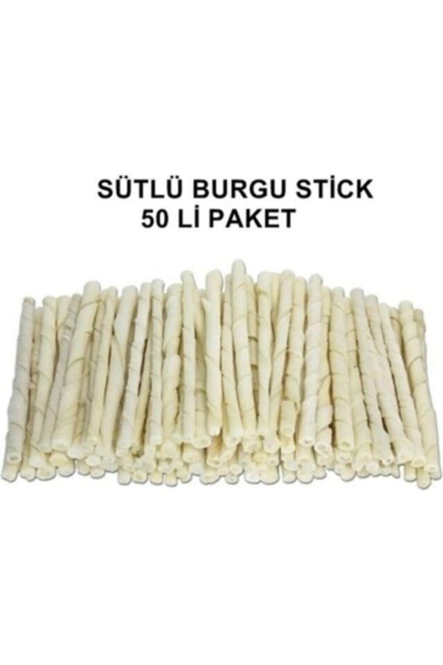 Miçiko Sütlü İnce Burgu Çubuk Ödül ve Çiğneme Kemiği 50'li