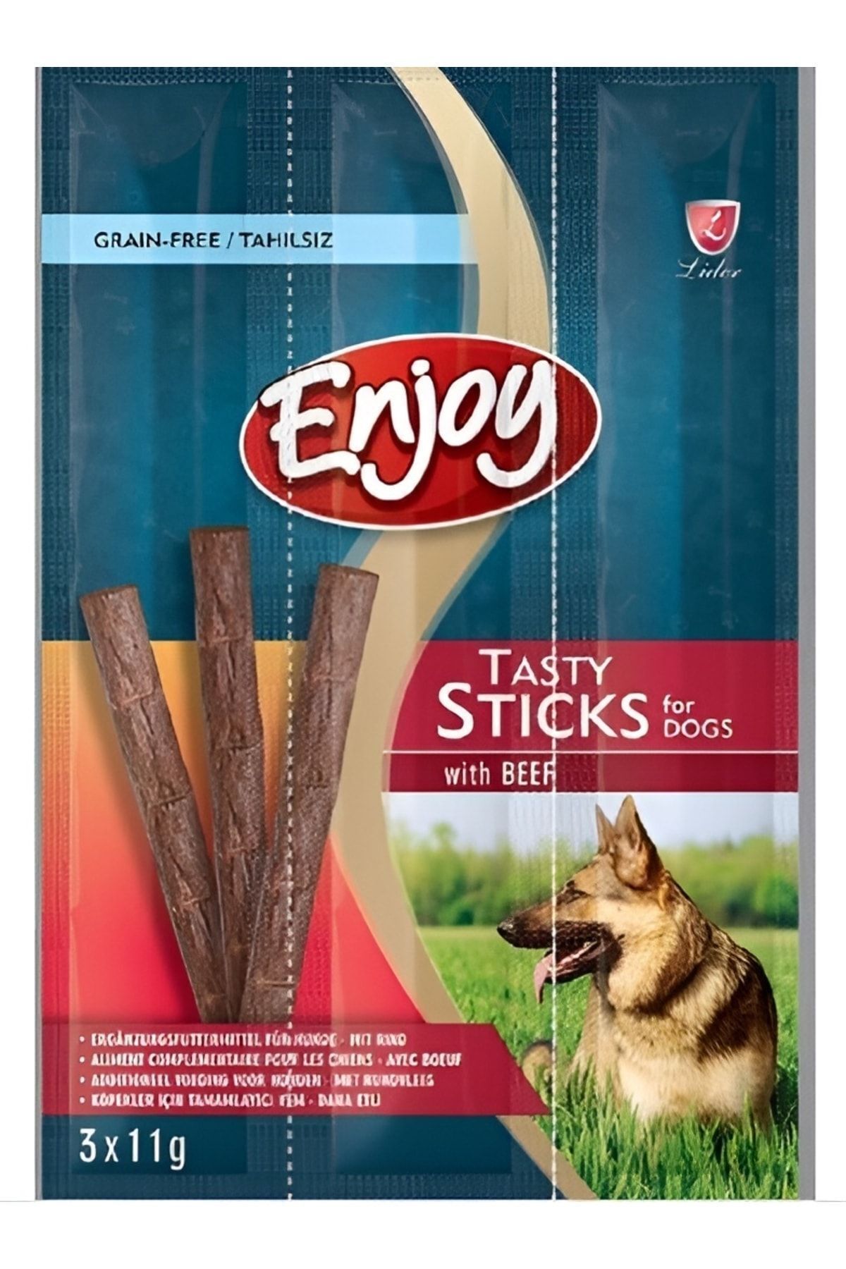 Köpek Biftekli Sticks Ödül Çubuğu 3x11 Gr