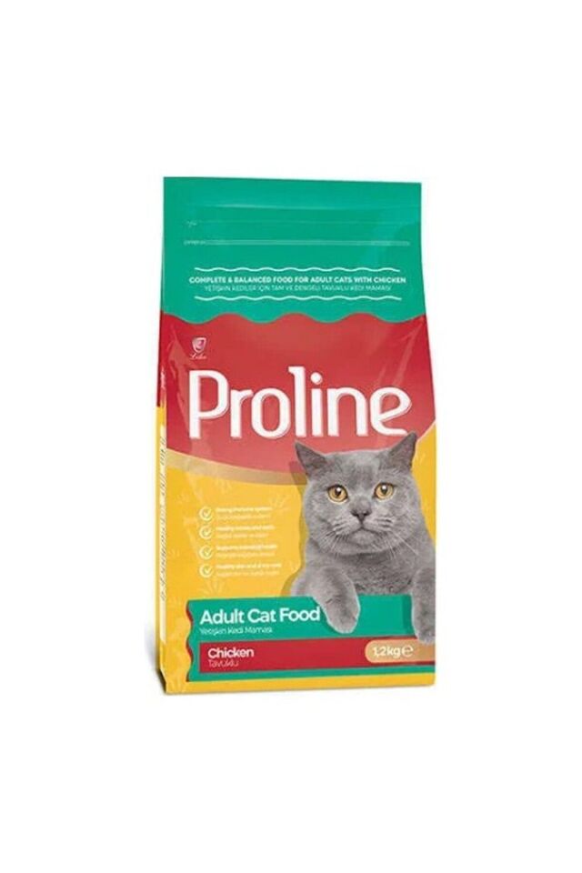 Proline Yetişkin Tavuklu Kedi Maması 1,2 Kg