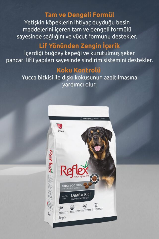 Yetişkin Kuzu Etli Köpek Maması 10 Kg