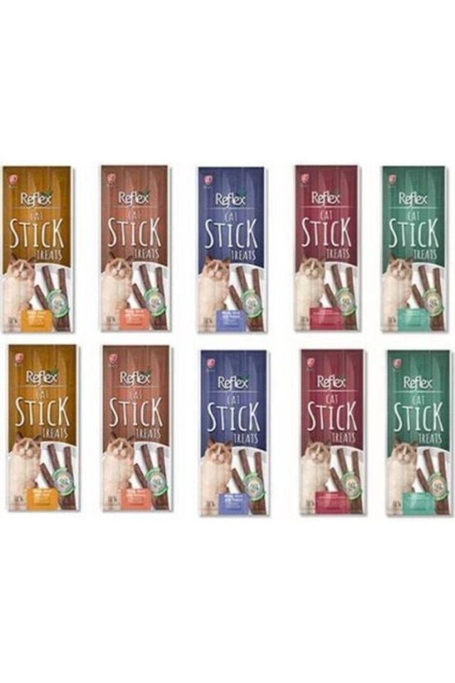 Stick Kedi Ödülü 3x5 gr 10 Paket Kedi Ödül Çubuğu Maması