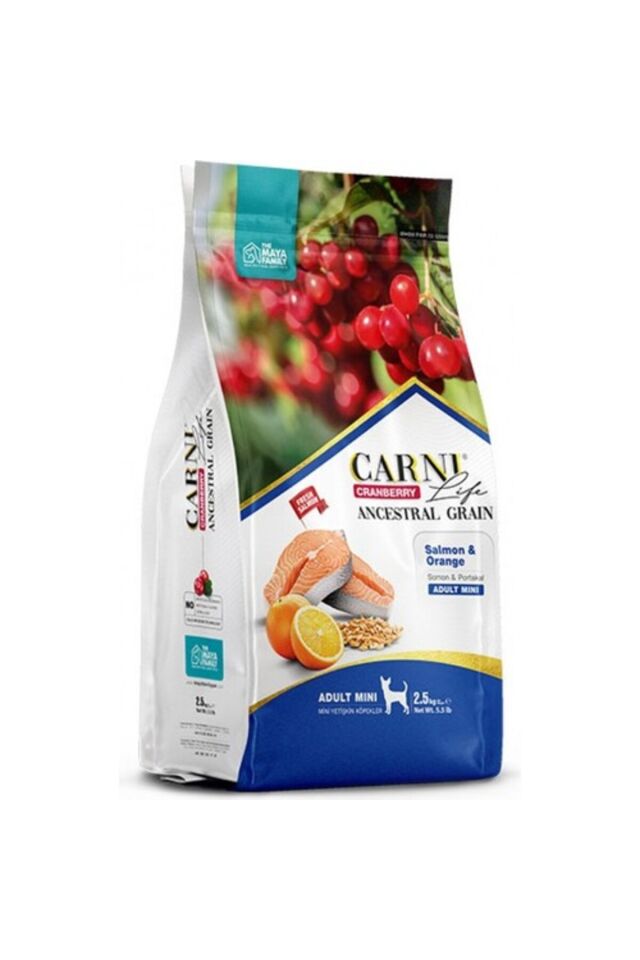 Carni Dog Adult Mini Somon/portakal Köpek Maması 2.5 Kg