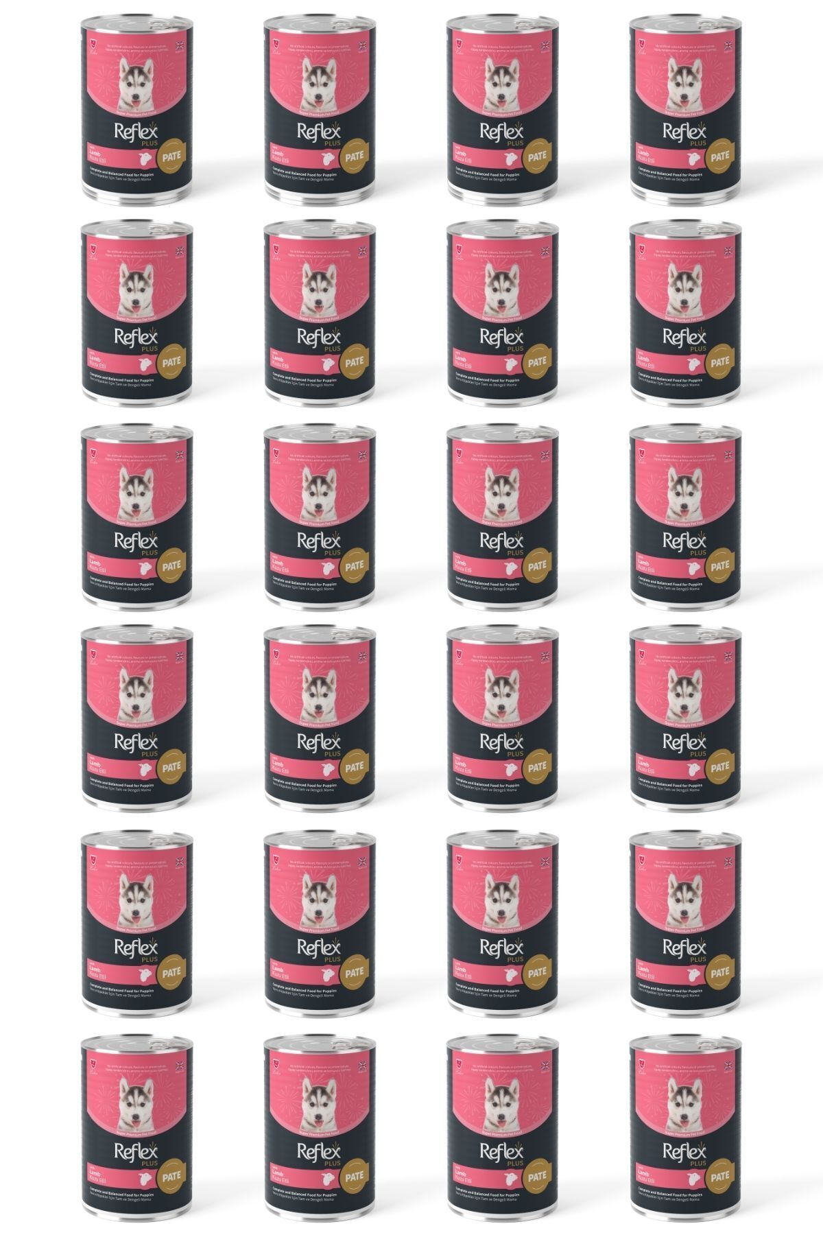 Kuzulu Parça Etli Yavru Köpek Konservesi 395 Gr 24'lü Set