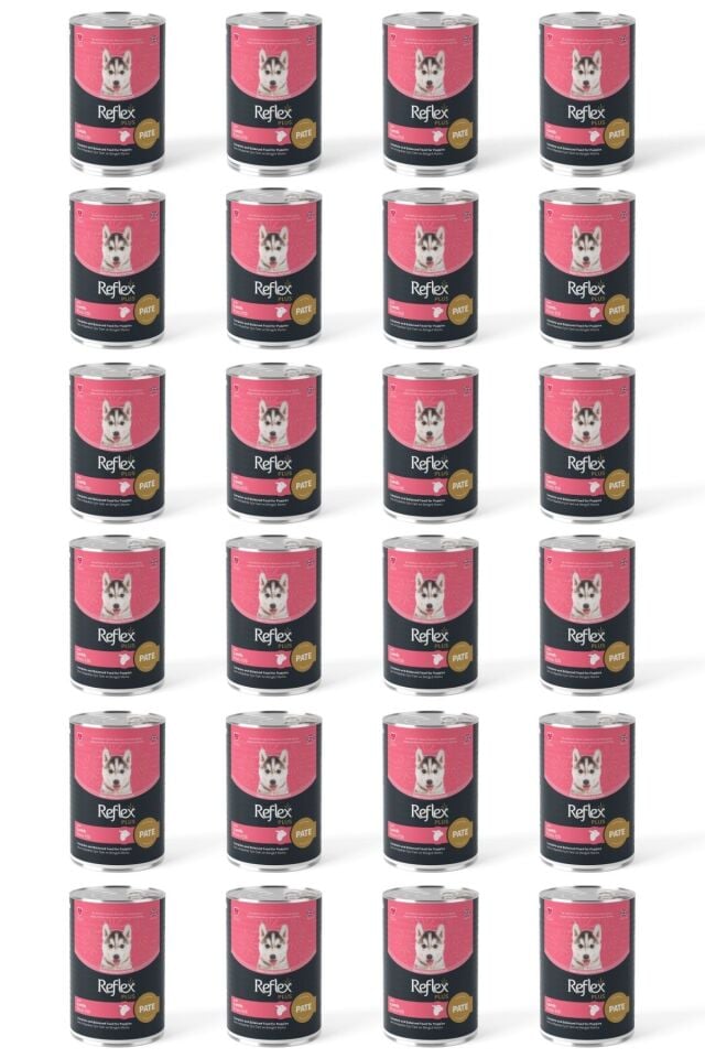 Kuzulu Parça Etli Yavru Köpek Konservesi 395 Gr 24'lü Set