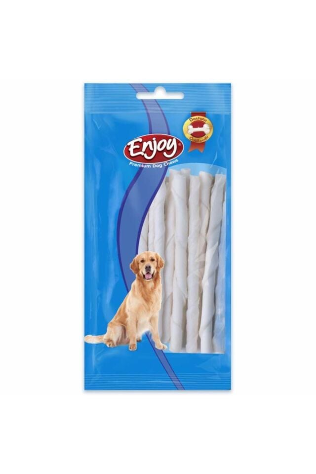 Sütlu Burgu Stick Çubuk Köpek Ödül 5-7 Gr (20 Adet/paket)