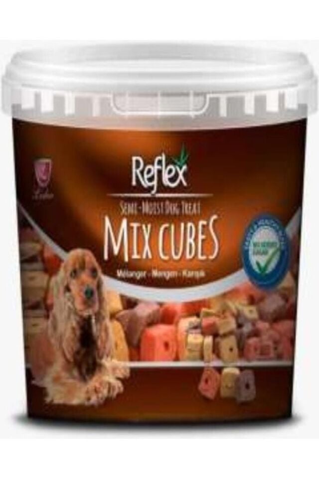 Semi Moist Karışık Küp Köpek Ödülü 500 gr