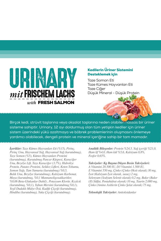 Nutrı Felıne - Urınary (üriner Sistem / Böbrek Ve Idrar Yolu Sağlığı Için) 2 Kg