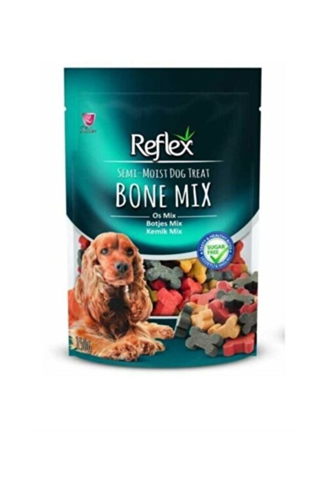 Köpek Ödül Maması Semı Moıst Dog Treat Bone Mix 3 Adet 150gr Kemik Mix