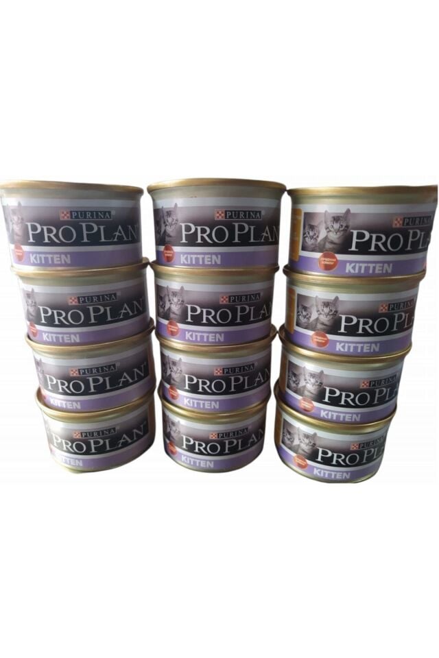 Kitten Tavuk Etli Konserve Yavru Kedi Maması - 85 gr X 12 Adet