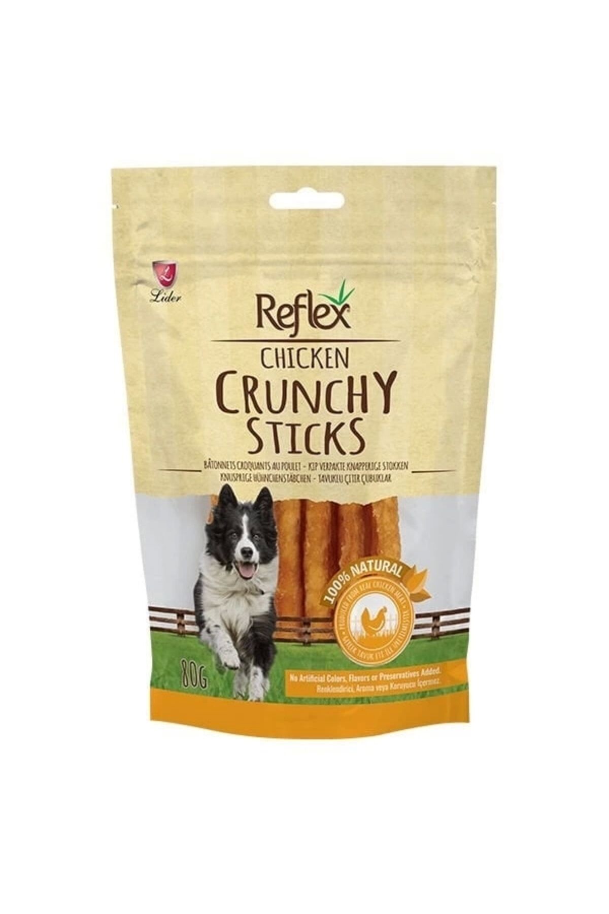 Crunchy Sticks Tavuklu Çıtır Köpek Ödül Çubukları 80 Gr