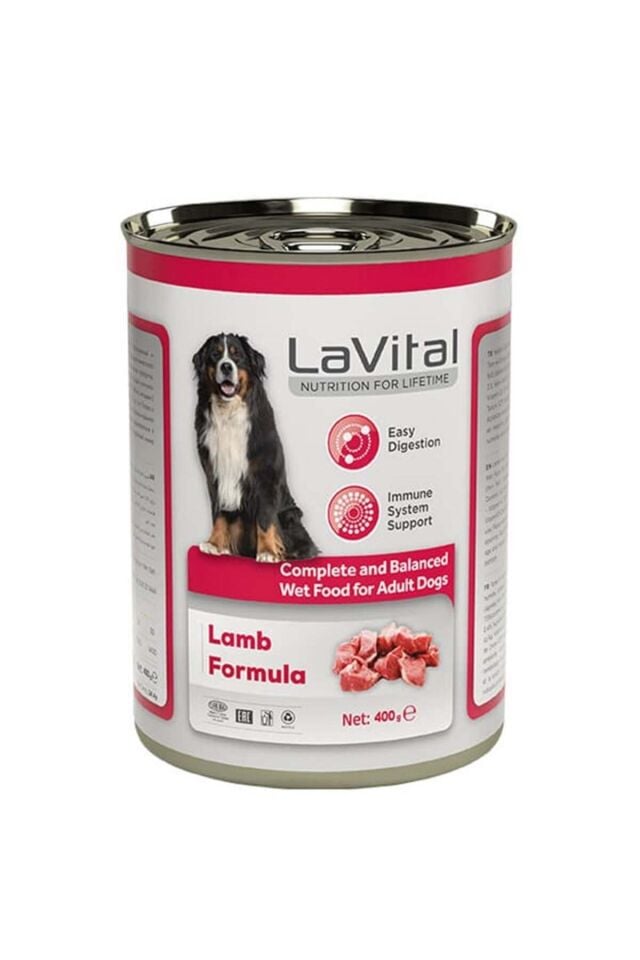 Lavital Kuzulu Yetişkin Köpek Konservesi 400 Gr