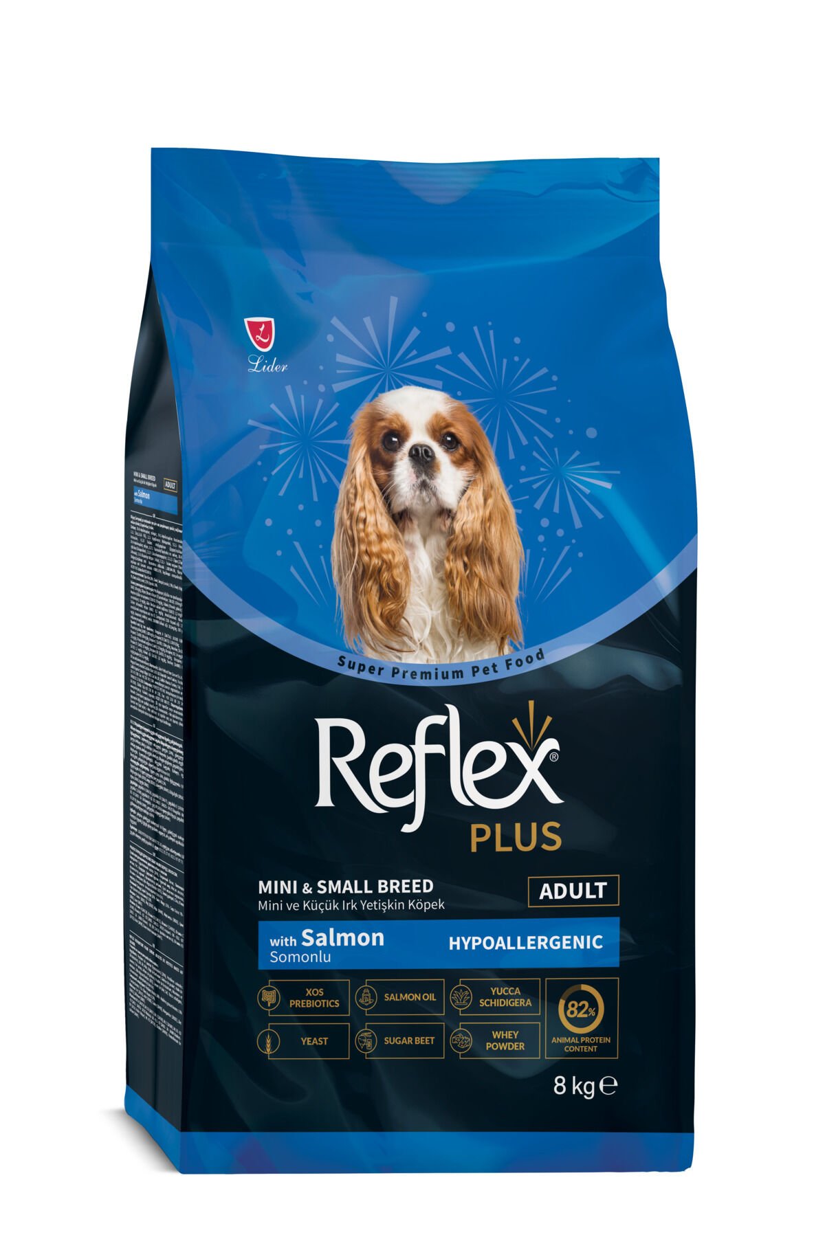 Plus Hipoalerjenik Mini ve Küçük Irklar için Somonlu Yetişkin Köpek Maması 8 kg