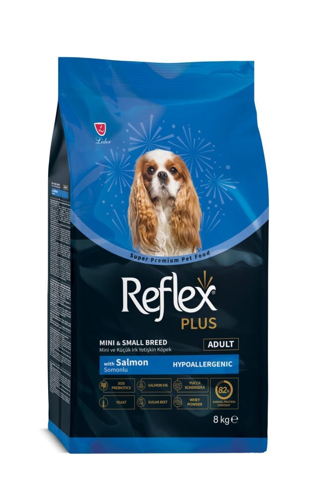 Plus Hipoalerjenik Mini ve Küçük Irklar için Somonlu Yetişkin Köpek Maması 8 kg