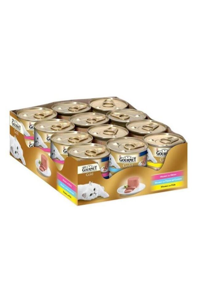 Purina Gold Karışık Kedi Konservesi 85gr X 24 Adet