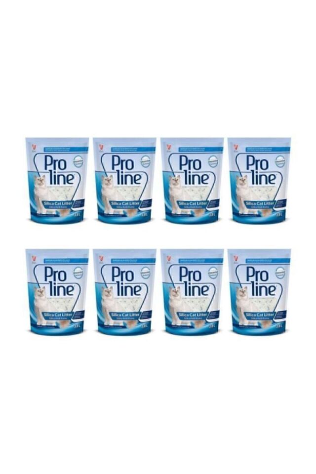 Proline Kristal Silika Kedi Kumu 3,8 Lt 8 Adet