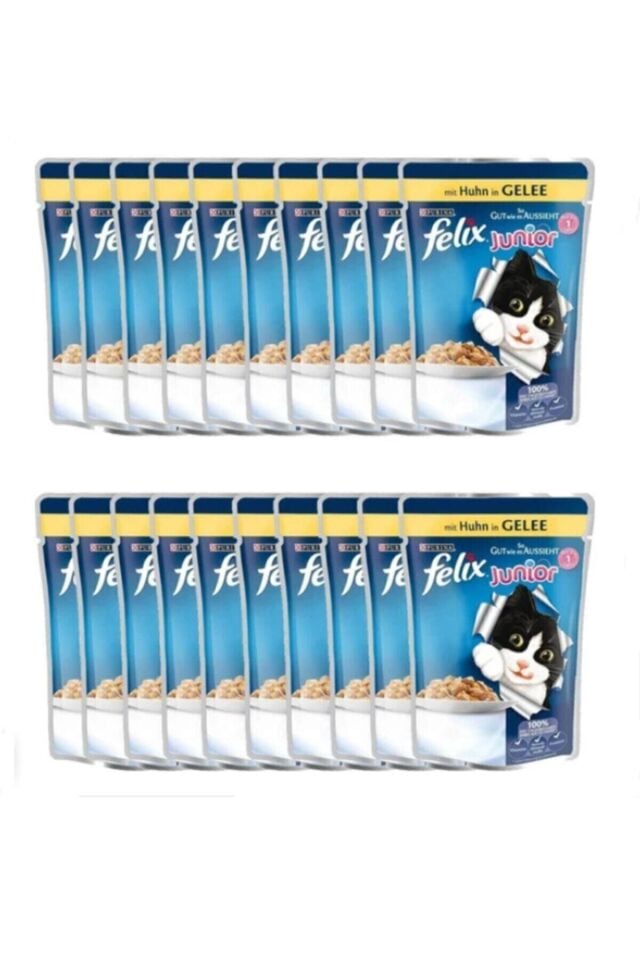 Tavuklu Yavru Kedi Yaş Maması 20'li Paket