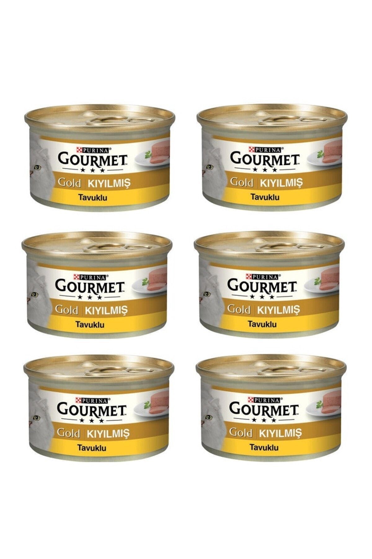 Kıyılmış Tavuklu Kedi Konservesi 85 Gr. X 6 Adet