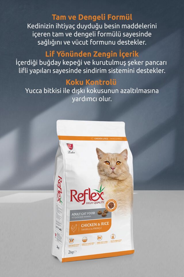 Tavuklu Kedi Maması 2 kg