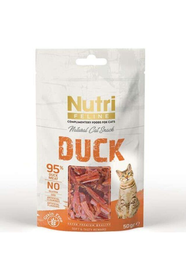 Nutri Duck Ördek Etli Tahılsız Kedi Ödülü 50 Gr