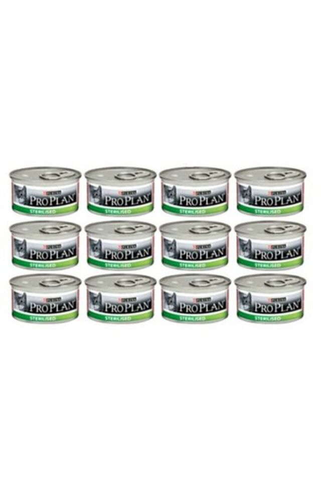 Pro Plan Sterilised Ton Ve Somonlu Kısırlaştırılmış Kedi Konserve 85 Gr 12'li Pakte