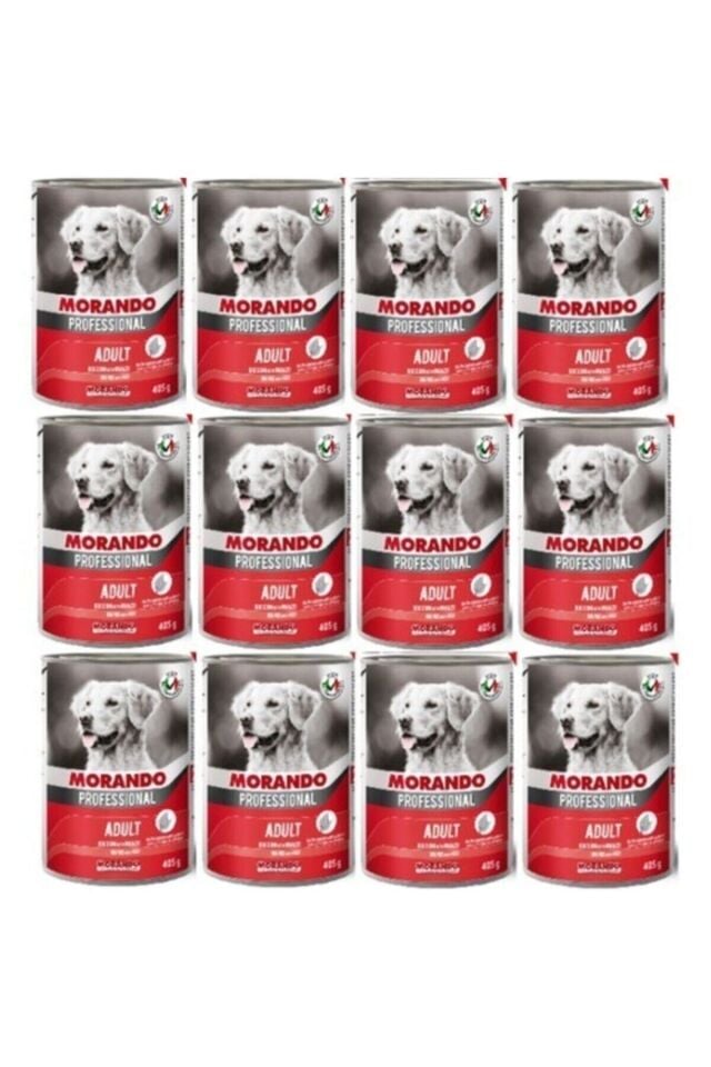 Morando Köpek Konserve Biftekli 405 Gr
