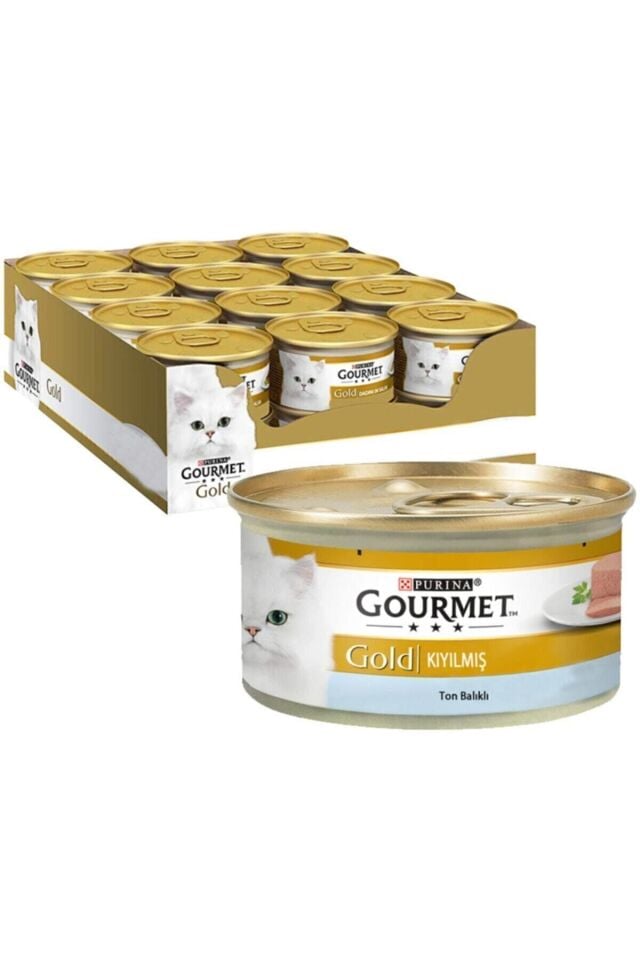 Gourmet Gold Kıyılmış Ton Balıklı Kedi Yaş Mama 85 Gr. 24 Lü Paket