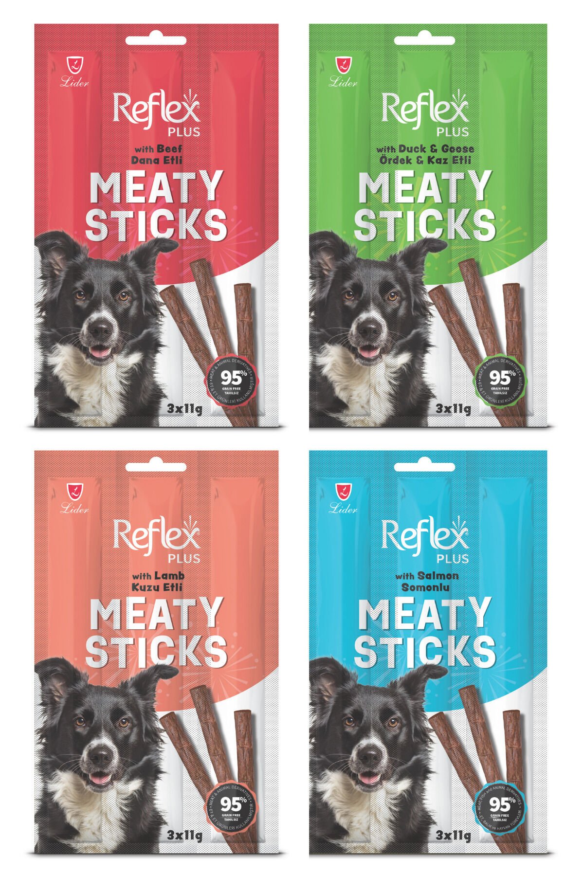 Reflex Stick Mix Köpek Ödül Set 4'li