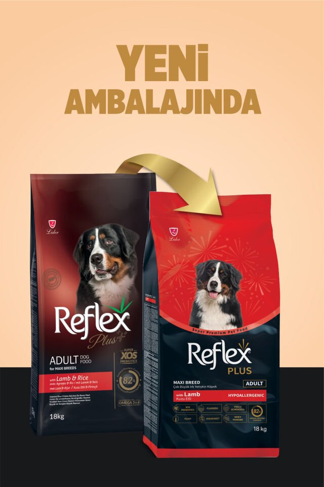 Plus Hipoalerjenik Çok Büyük Irklar için Kuzu Etli Yetişkin Köpek Maması 18 kg