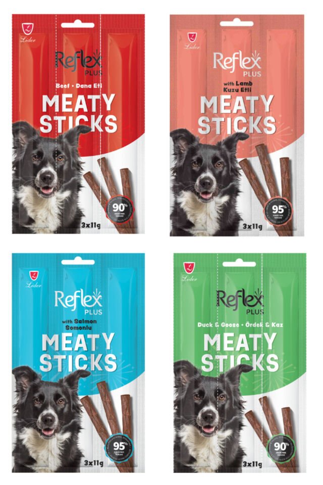 Rflex Dog Stick Köpek Ödülleri 33gr X 4 Adet Karışık Paket